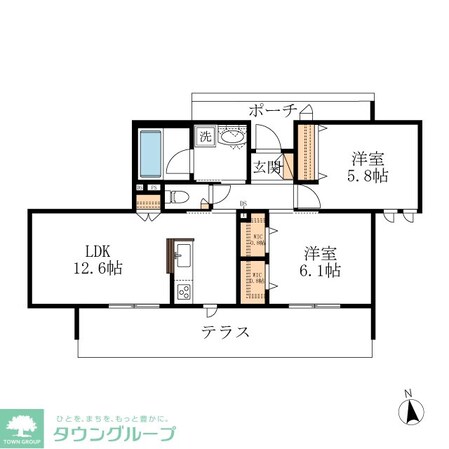 Fika Kisogawaの物件間取画像